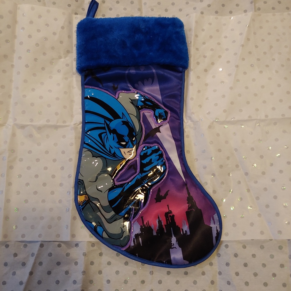 Batman Christmas stocking